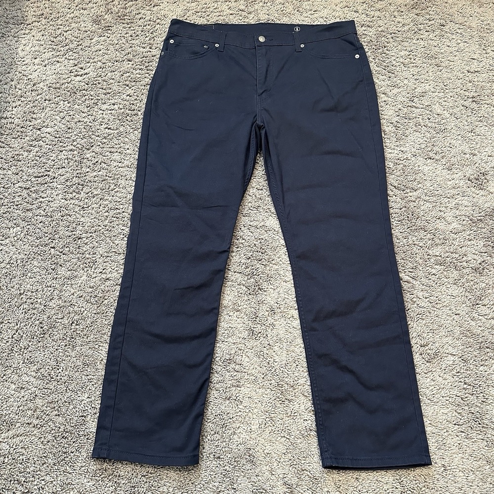 Levi's Men's 511 Slim Fit Tech Performance Pants Navy Blue 38x30 Golf Stretch
